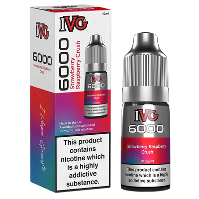 IVG 6000 Strawberry Raspberry Crush Nic Salts