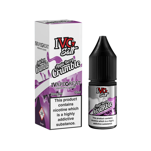 IVG Apple Berry Crumble 10MG Salt Nicotine - Vape Connect Online