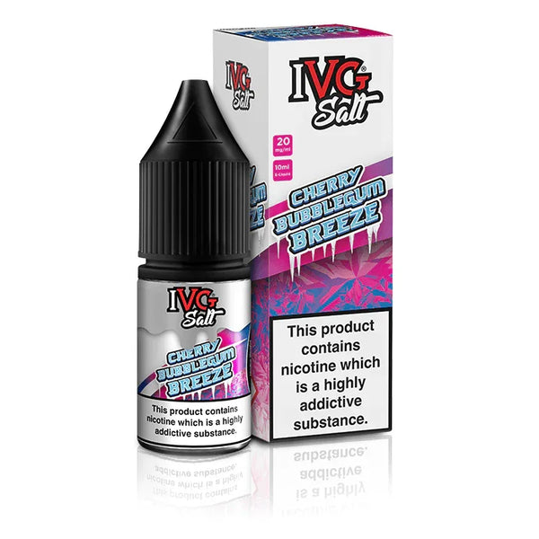 IVG Cherry Bubblegum Breeze 20MG Salt Nicotine - Vape Connect Online