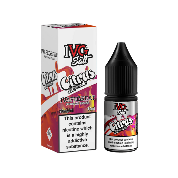 IVG Citrus Lemonade 10MG Salt Nicotine - Vape Connect Online