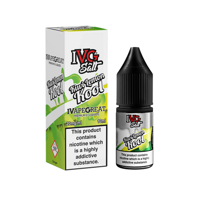 IVG Kiwi Lemon Cool 10MG Salt Nicotine - Vape Connect Online