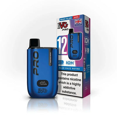 IVG Pro 12 Blue Razz Retro Vape Kit
