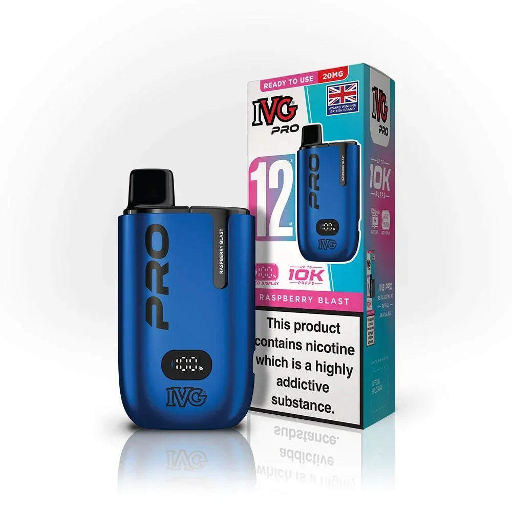 IVG Pro 12 Raspberry Blast Vape Kit