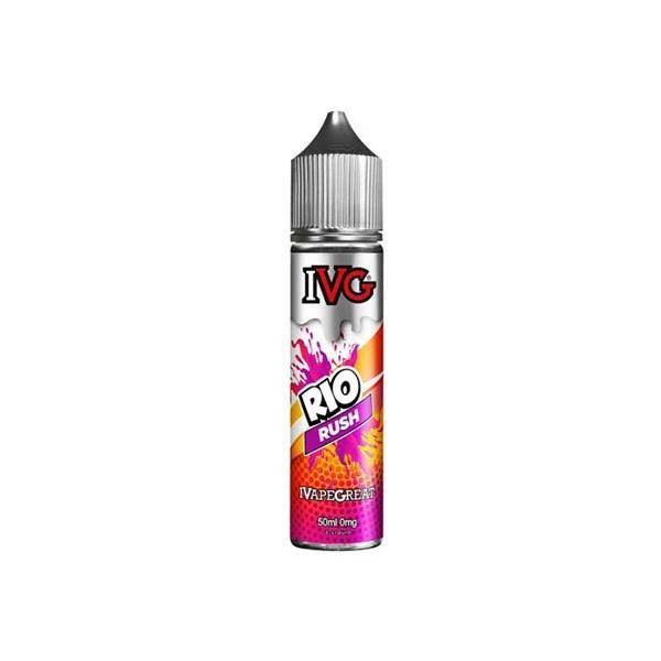 IVG Rio Rush Shortfill 50ML 0MG - Vape Connect Online