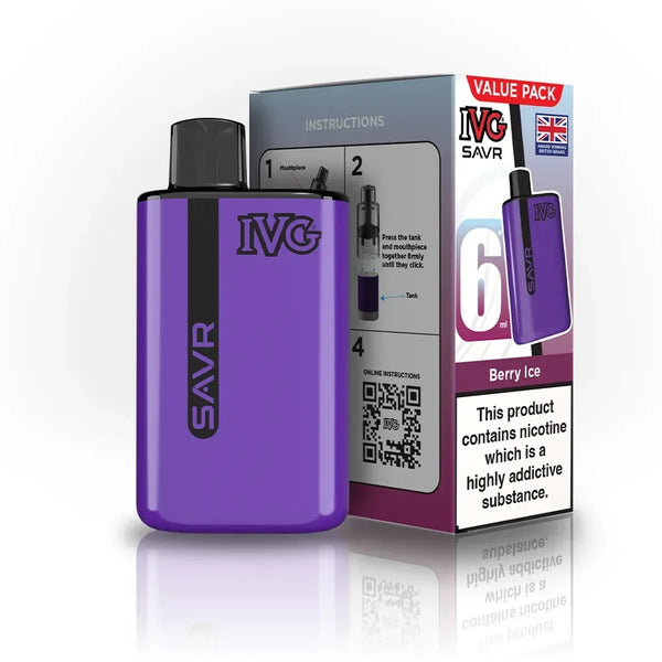 IVG SAVR Berry Ice Vape Kit