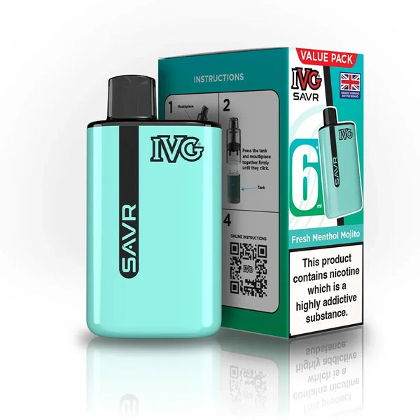 IVG SAVR Fresh Menthol Mojito Vape Kit