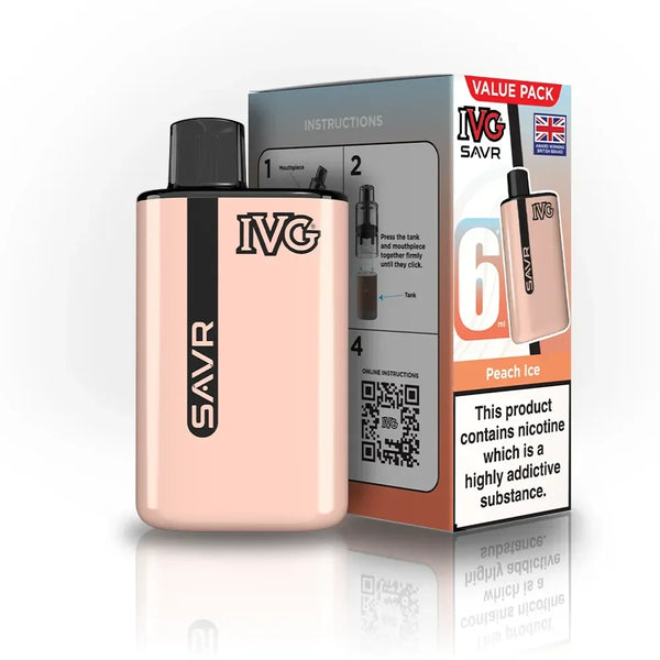 IVG SAVR Peach Ice Vape Kit