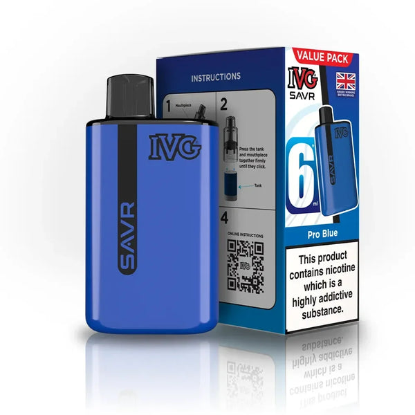 IVG SAVR Pro Blue Vape Kit