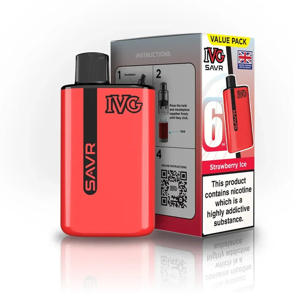 IVG SAVR STRAWBERRY ICE Vape Kit