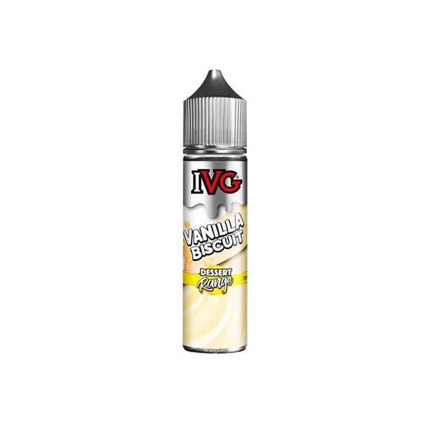 IVG Vanilla Biscuit Shortfill 50ml 0MG - Vape Connect Online