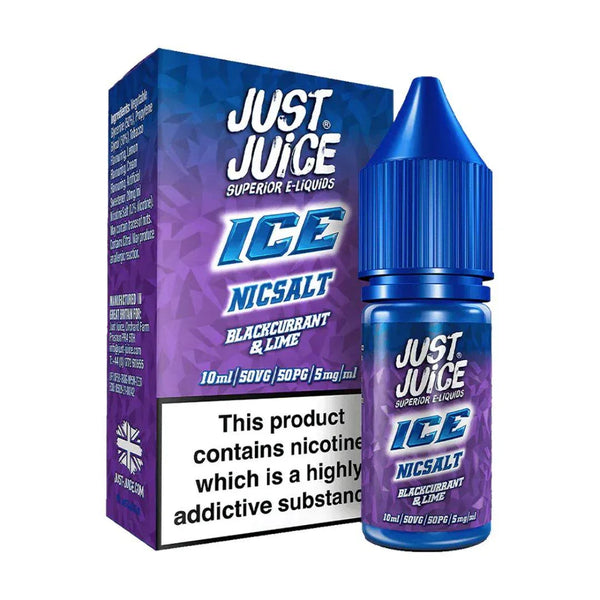 Just Juice Salt Blackcurrant and Lime - Vape Connect Online