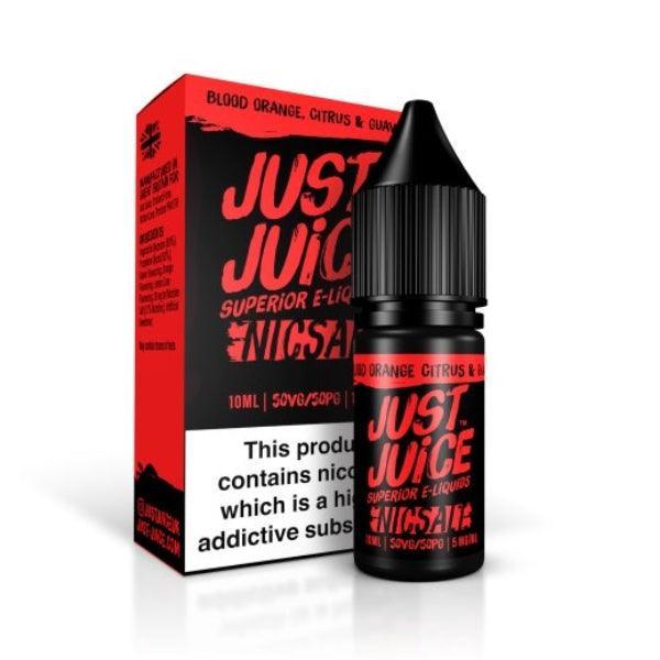 Just Juice Salt Blood Orange, Citrus & Guava 5mg - Vape Connect Online