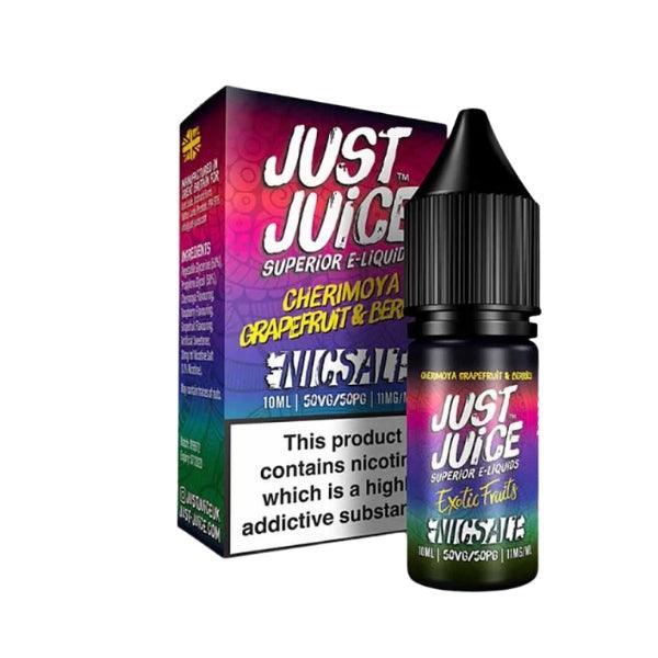Just Juice Salt Cherimoya Grapefruit & Berries 10mg - Vape Connect Online