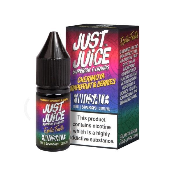 Just Juice Salt Cherimoya Grapefruit & Berries 20mg - Vape Connect Online