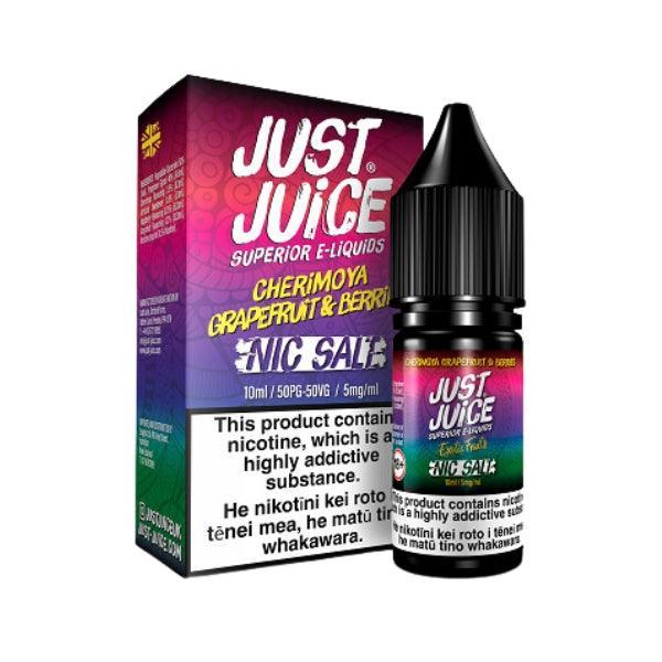 Just Juice Salt Cherimoya Grapefruit & Berries 5mg - Vape Connect Online