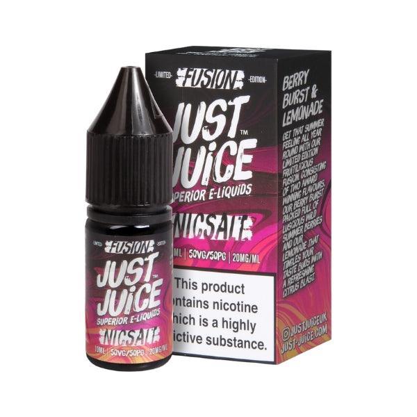Just Juice salt fusion Berry Burst Lemonade 20mg - Vape Connect Online