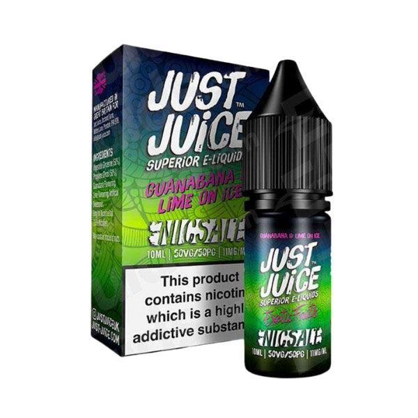 Just Juice Salt Guanabana & Lime On Ice 10mg - Vape Connect Online