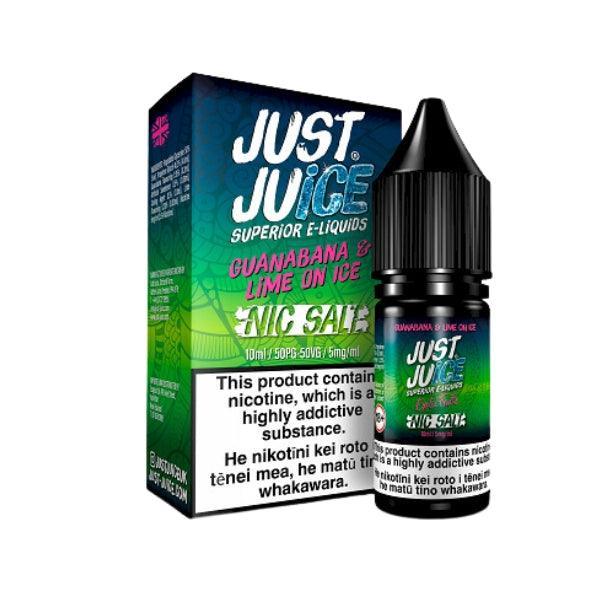 Just Juice Salt Guanabana & Lime On Ice 5mg - Vape Connect Online