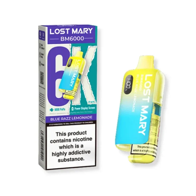 Lost Mary BM6000 Blue Razz Lemonade