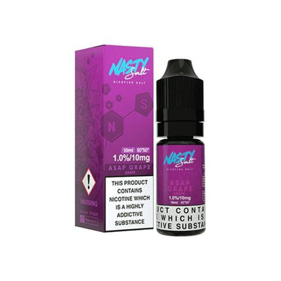 Nasty juice salt asap grape 10mg - Vape Connect Online