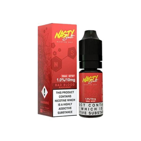 Nasty juice salt bad blood 10mg - Vape Connect Online