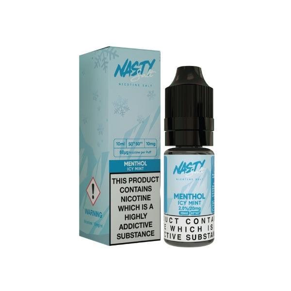 Nasty juice salt menthol icy mint 20mg - Vape Connect Online