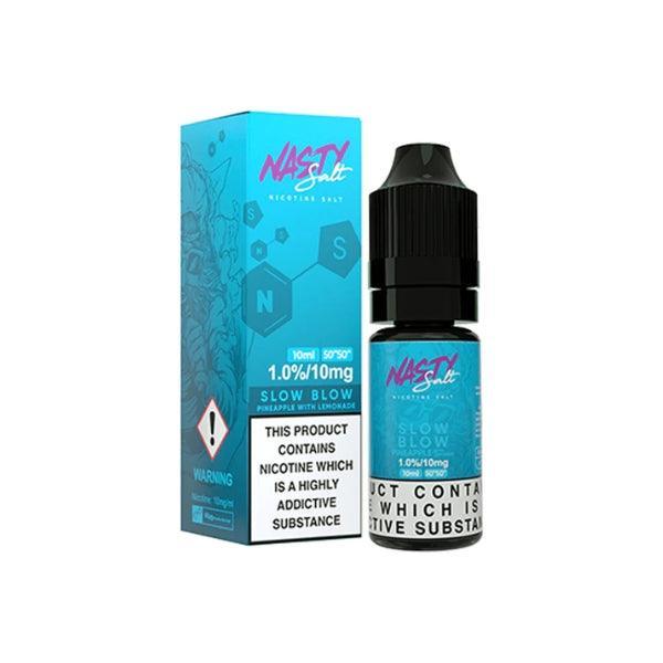 Nasty juice salt slow blow 10mg - Vape Connect Online