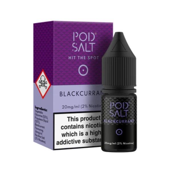 Pod Salt Blackcurrant E Liquid Salt Nicotine - Vape Connect Online
