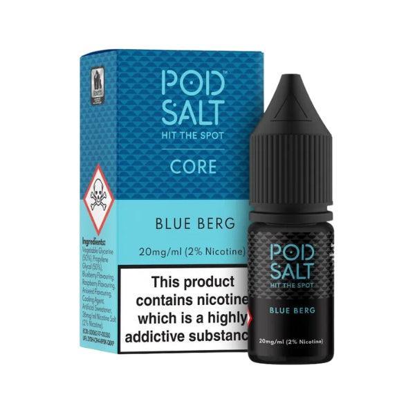 Pod Salt Blue Berg E Liquid Salt Nicotine - Vape Connect Online
