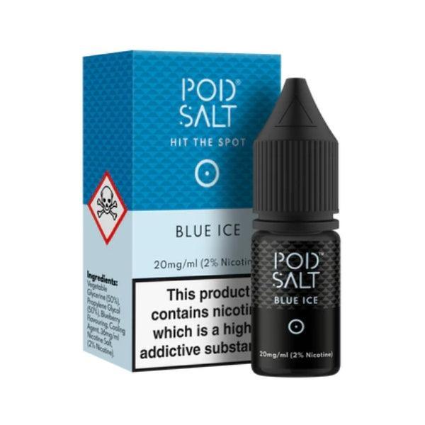 Pod Salt Blue Ice E Liquid Salt Nicotine - Vape Connect Online