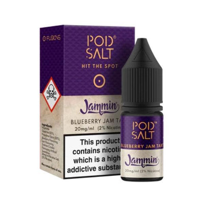 Pod Salt Blueberry Jam Tart E Liquid Salt Nicotine - Vape Connect Online