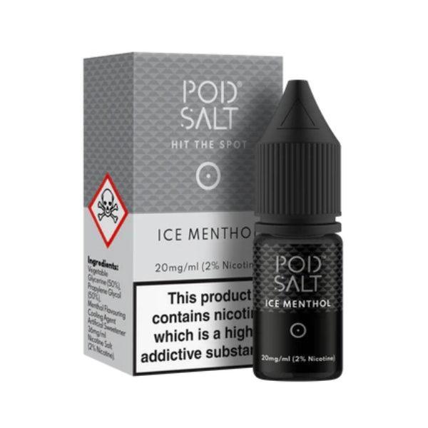 Pod Salt Ice Menthol E Liquid Salt Nicotine - Vape Connect Online
