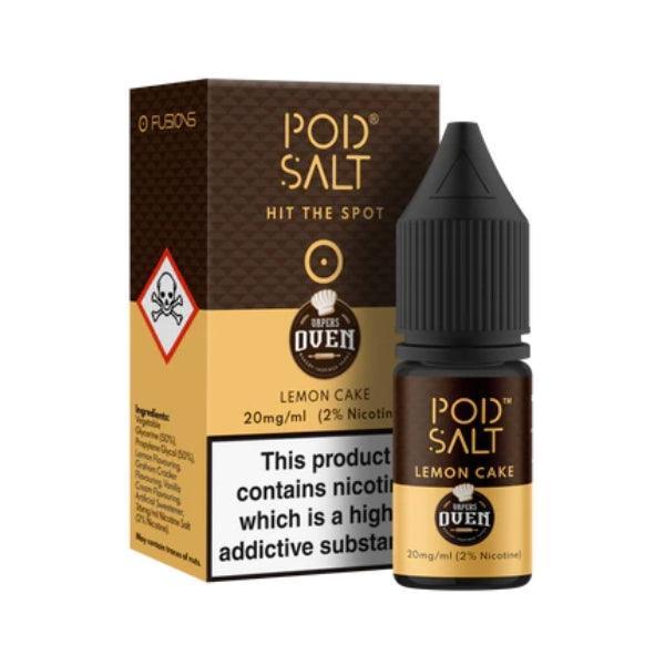 Pod Salt Lemon Cake E Liquid Salt Nicotine - Vape Connect Online