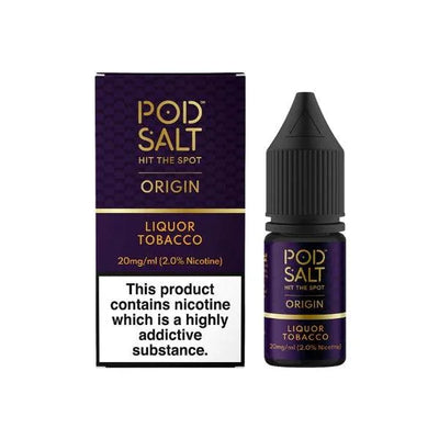 Pod salt Liquor Tobacco 20mg - Vape Connect Online