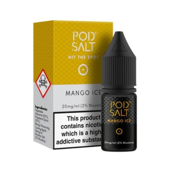 Pod Salt Mango Ice E Liquid Salt Nicotine - Vape Connect Online