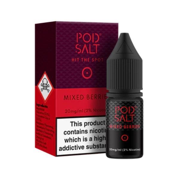 Pod Salt Mixed Berries E Liquid Salt Nicotine - Vape Connect Online