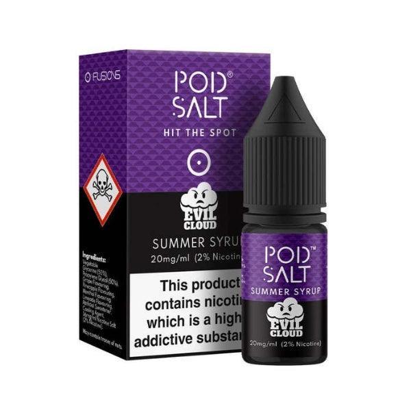 Pod Salt Summer Syrup E Liquid Salt Nicotine - Vape Connect Online