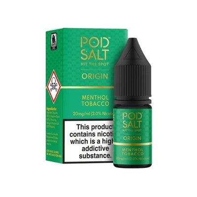 Pod Salt Tobacco Menthol 20mg - Vape Connect Online