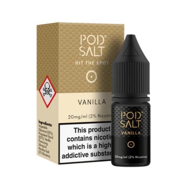 Pod Salt Vanilla E Liquid Salt Nicotine - Vape Connect Online