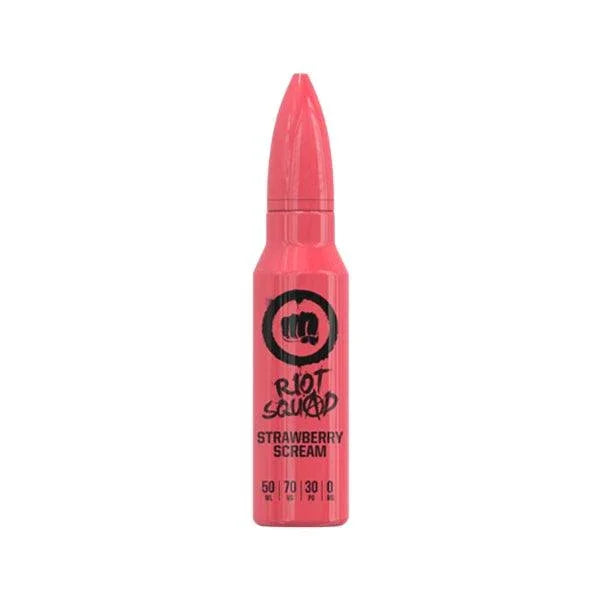 Riot Squad Strawberry Scream 50ml 0mg - Vape Connect Online