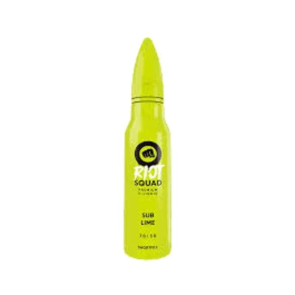 Riot Squad Sub Lime 50ml 0mg - Vape Connect Online