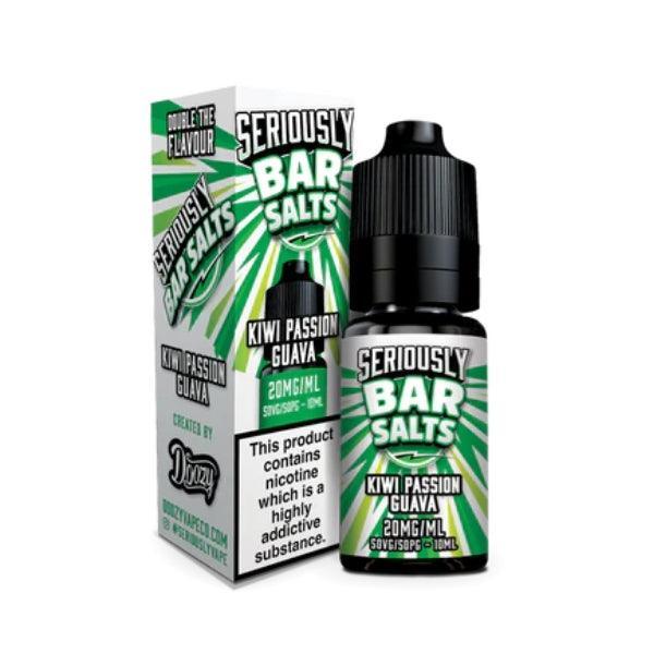 Seriously Bar Salts Kiwi Passion Guava 20mg Salt Nicotine - Vape Connect Online