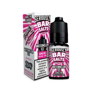 Seriously Bar Salts Watermelon Ice 20mg Salt Nicotine - Vape Connect Online