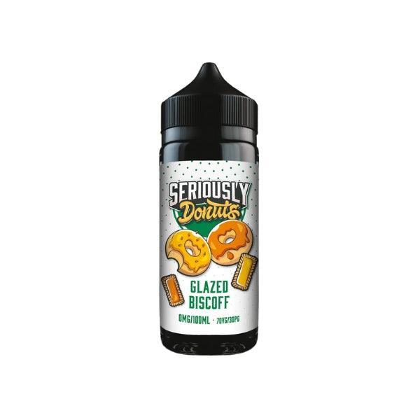 Seriously Doughnuts 100ml 0mg Glazed Biscoff - Vape Connect Online