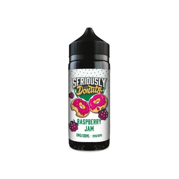 Seriously Doughnuts 100ml 0mg Raspberry Jam - Vape Connect Online