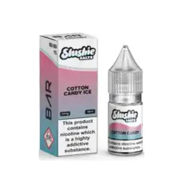 Slushie Bar Salts Cotton Candy Ice 10MG Salt Nicotine - Vape Connect Online
