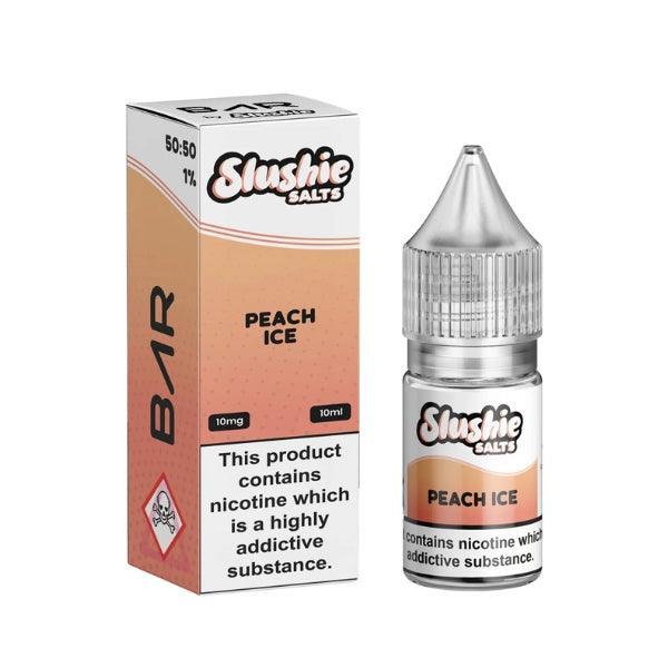 Slushie Bar Salts Peach Ice 10MG Salt Nicotine - Vape Connect Online