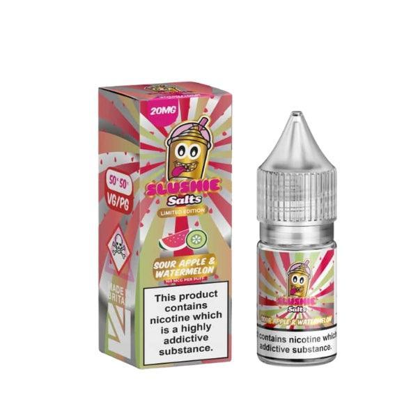 Slushie Bar Salts Sour Apple Watermelon Salt Nicotine - Vape Connect Online