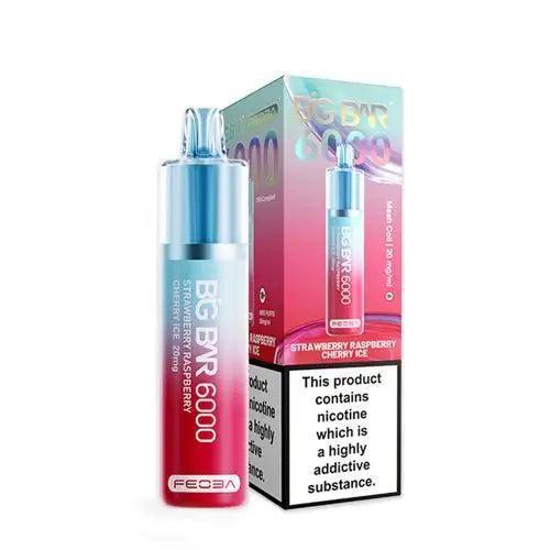 Feoba Big Bar 6000 Strawberry Raspberry Cherry Ice
