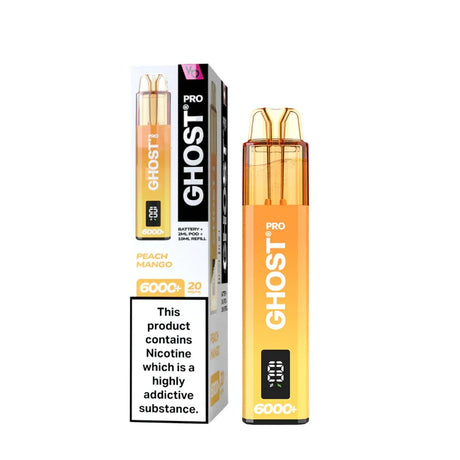 Vapes Bars Ghost Pro 6000 Prefilled Pod Kit